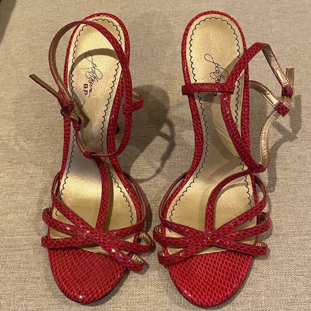 Pink Strappy Heels